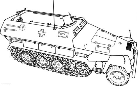 Free Coloring Pages Of Army Vehicles - ColoringBay