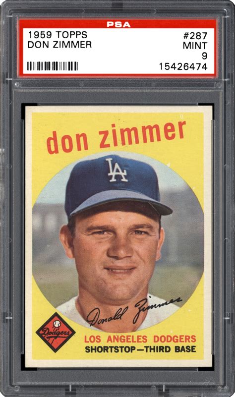 1959 Topps Don Zimmer | PSA CardFacts™