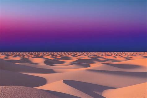 Premium Photo | Desert sand dunes at sunset 3d illustration generated by ai