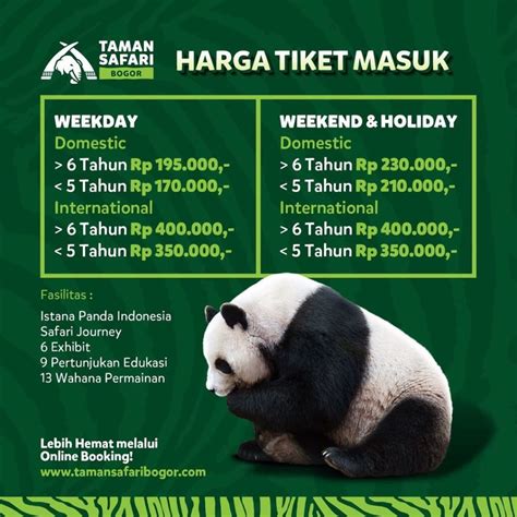 Informasi Lengkap Harga Tiket Taman Safari Bogor 2020 Beserta Daftar ...