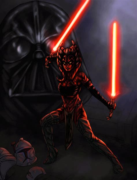 sith ahsoka rough color by vic55b on DeviantArt