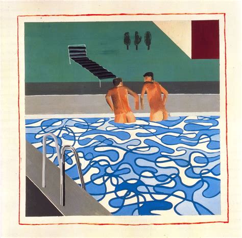 David Hockney, Two Boys in a Pool, Hollywood, 1965 | Artistas, David hockney, Arte contemporânea