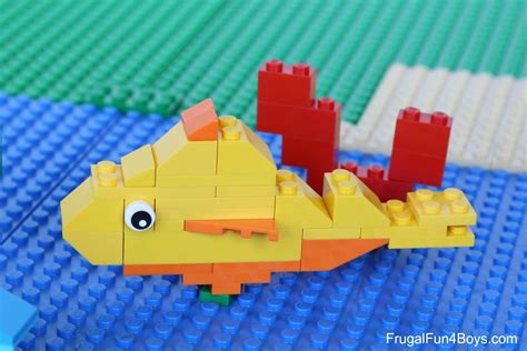 Ocean LEGO Projects to Build (Sea Turtle, Crab, Otter, and Fish!) - Frugal Fun For Boys and Girls