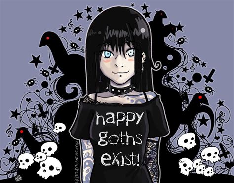 Happy goths exist by HenarTorinos on DeviantArt