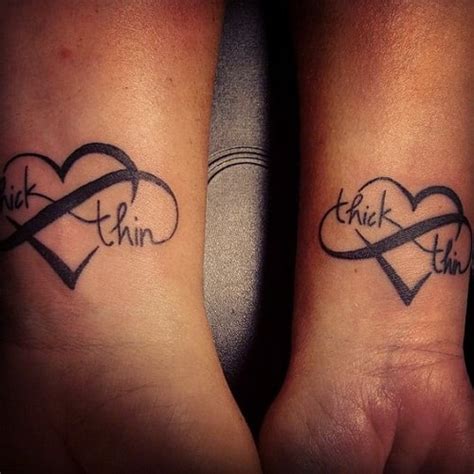 Best Friend Infinity Tattoos