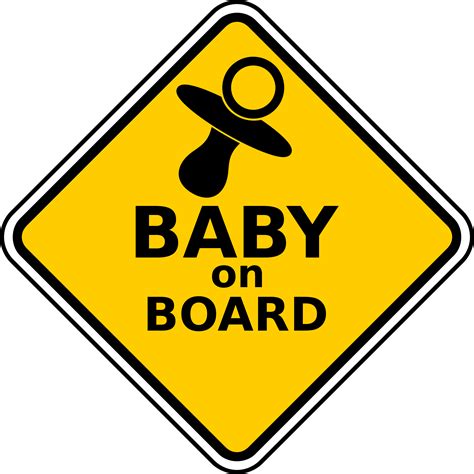 Clipart - Baby On Board