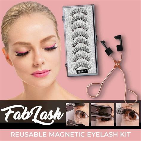 FabLash Reusable Magnetic Eyelash Kits | Magnetic eyelashes, Eyelash kit, Magnetic lashes