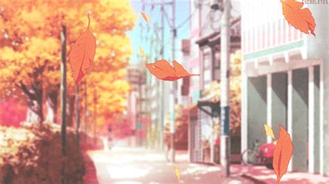 anime autumn gif | Anime scenery, Anime scenery wallpaper, Aesthetic anime