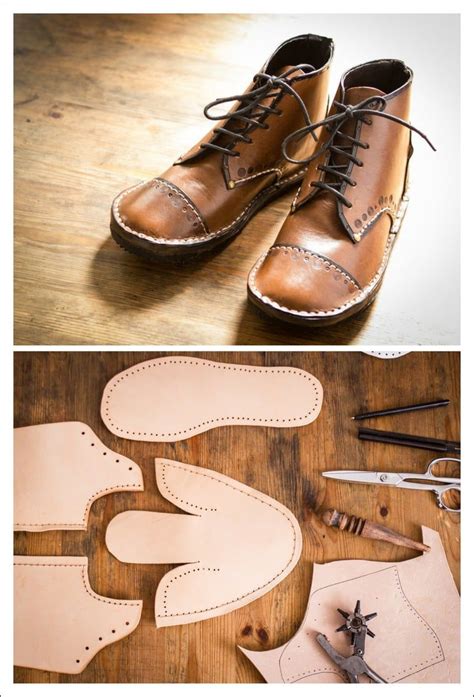 Leather Boots Diy, Sewing Leather, Leather Sandals, Leather Slippers Diy, Brown Leather, Make ...