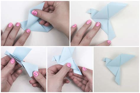 Origami Peace Dove Step-by-Step Instructions