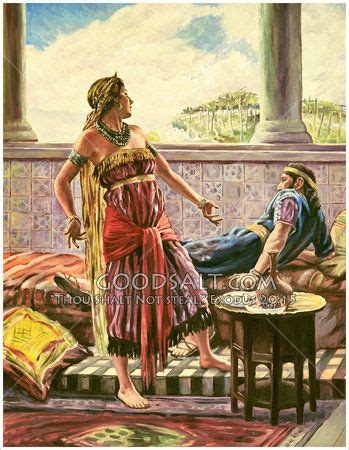 Jezebel and Ahab | Bible illustrations, Ancient queen, Jezebel