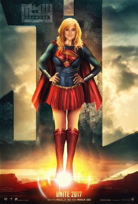 Supergirl Justice League Fan Art Poster by M4W006 on DeviantArt