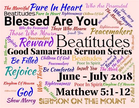 Good Samaritan United Methodist Church - Sermon Categories Blessed Are You