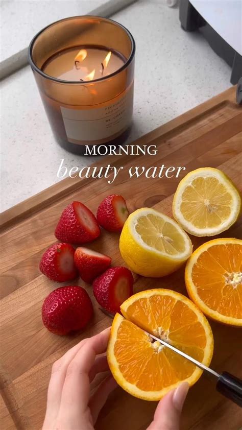 Start Your Day with this Refreshing Morning Beauty Water 💧🍋 [Video ...