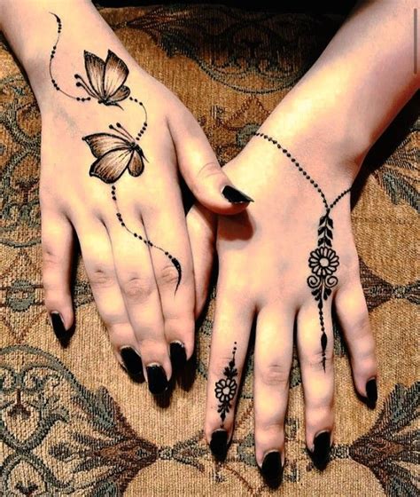 Butterfly 🦋 Henna Design! | Mehndi designs for fingers, Simple henna ...