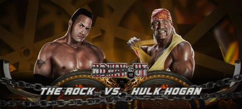 WWE 2K14 | Gameplay | The Rock vs Hulk Hogan - YouTube
