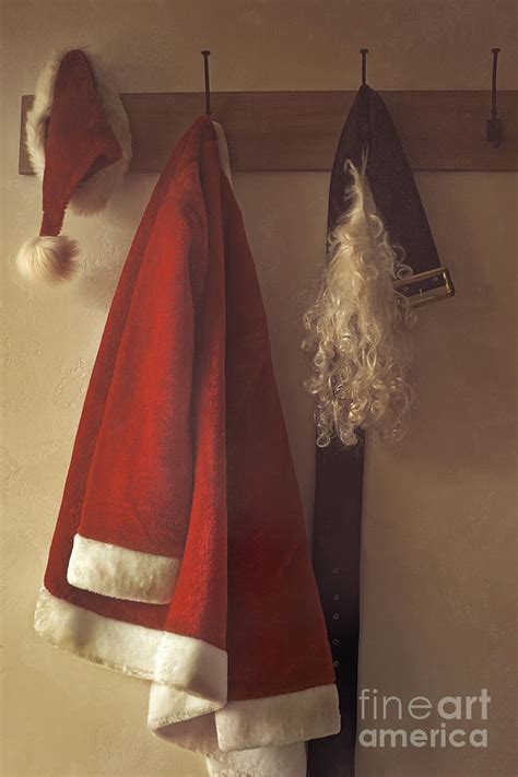 Closeup of Santa suit and beard on hook Photograph by Sandra Cunningham ...