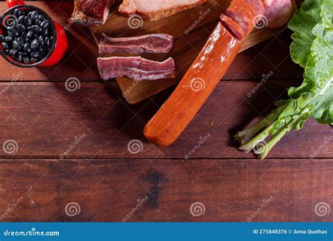 Ingredients for Brazilian Traditional Food Feijoada Stock Photo - Image of gastronomy, meat ...