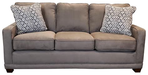 La-Z-Boy Kennedy Transitional Sofa with Wood Legs and Welt Cord | Godby Home Furnishings | Sofas