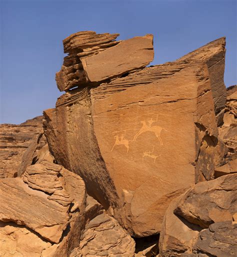 Al Ula horse and rider close up - Arabian Rock Art Heritage