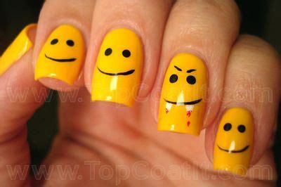 smiley fangs - Top Coat It Nail Polish Art, Nail Polish Designs, Cute Nail Designs, Nail ...