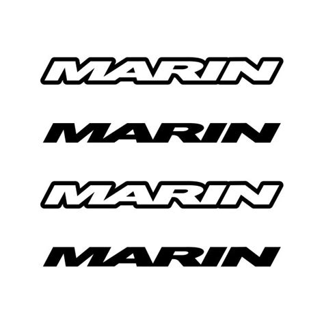 Simple color vinyl Marin Mountain Bike Logo | Stickers Factory