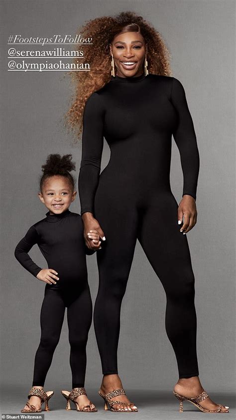 Serena Williams and daughter Olympia wear matching outfits as they star in fashion campaign ...