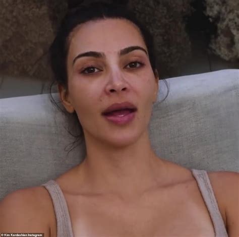 Kim Kardashian unveils her makeup-free complexion while scrubbing off all her cosmetics | Daily ...