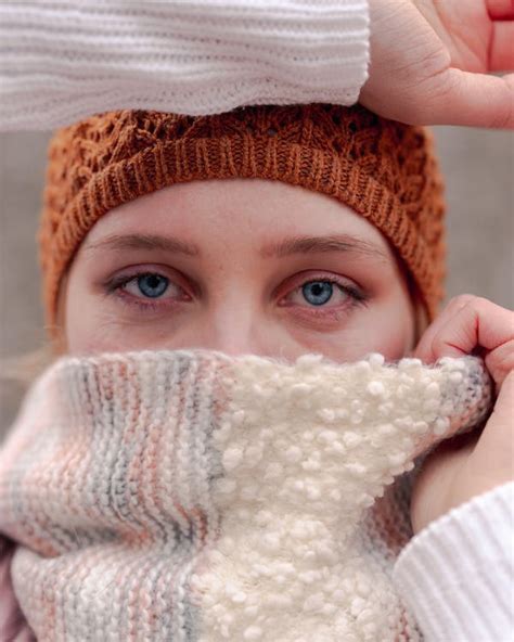 Woman Covering Face with Scarf · Free Stock Photo