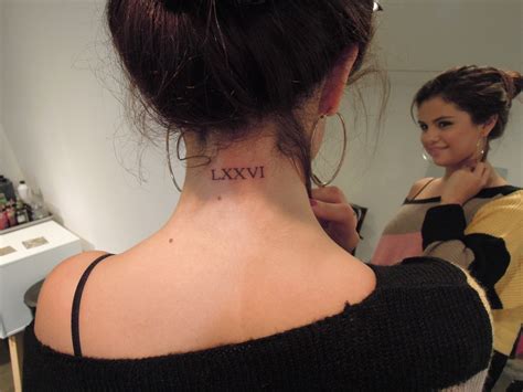 Selena Gomez Tattoo Story — Find Out More