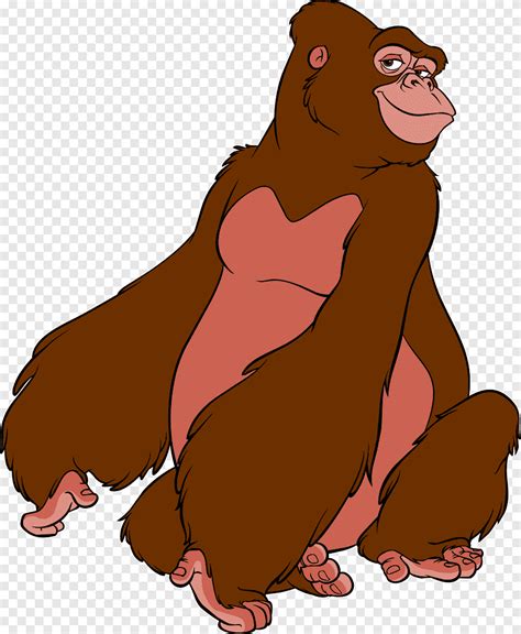 Kala Tarzan Kerchak The Walt Disney Company Sabor, gorilla, mammal, animals png | PNGEgg