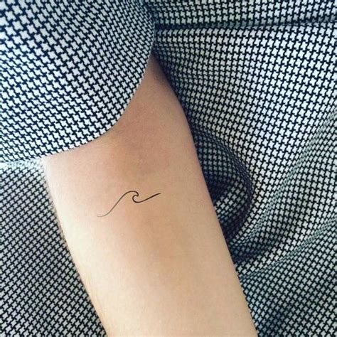 Minimalist Wave Temporary Tattoo set of 3 - Etsy | Minimalist tattoo ...