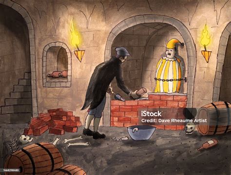 The Cask Of Amontillado Stock Illustration - Download Image Now ...