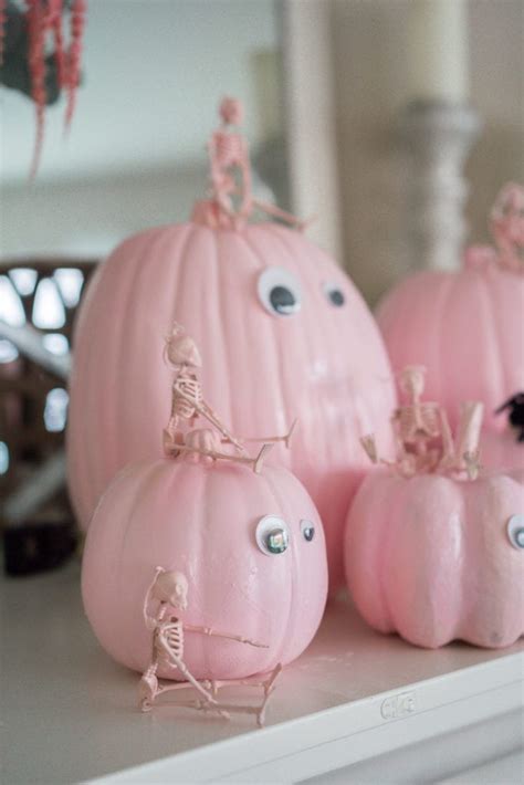 Pink Pumpkin Decorations