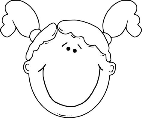 Kid Face Clipart Black And White | Clipart Panda - Free Clipart Images ...