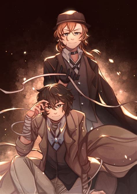 Soukoku Dazai Osamu And Chuuya Nakahara Print | lupon.gov.ph