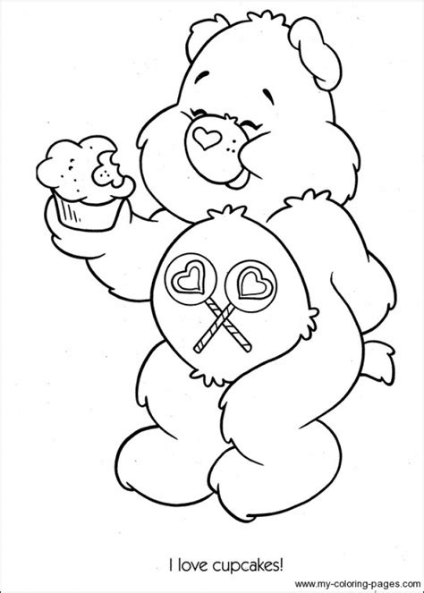 Get This Easy Preschool Printable of Care Bear Coloring Pages qov5f