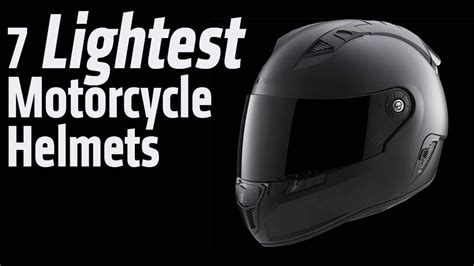 7 Lightest Motorcycle Helmets Available