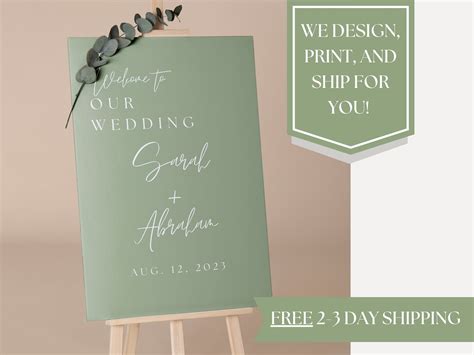 Custom Wedding Sign Custom Sign for Wedding Wedding Decor - Etsy