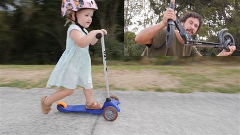 HOW TO TEACH A TODDLER TO SCOOT - YouTube