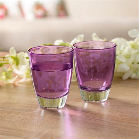 Smokey Purple Drinking Glass (Set Of 6) – SofaPotato
