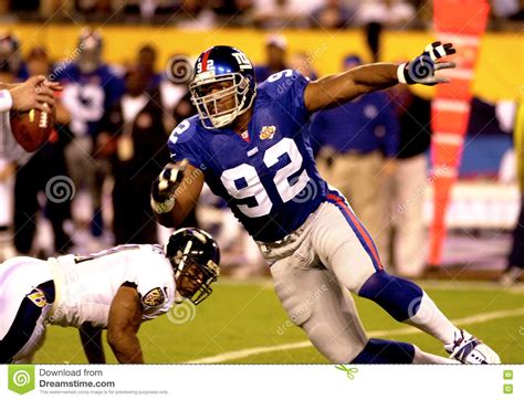 Michael Strahan, Super Bowl XXXV Editorial Stock Photo - Image of michael, game: 74033293