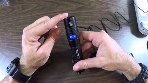 How to charge Nitecore MH12 Flashlight - YouTube