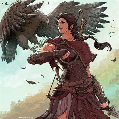 Kassandra Fanart by DanuskoC on @DeviantArt Rpg Character, Character Portraits, Fantasy ...