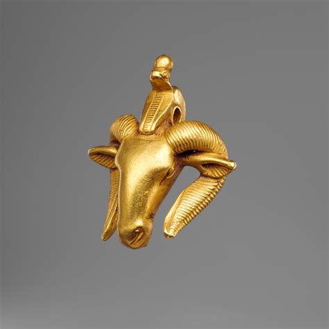 Ram's-head Amulet | Kushite Period | The Met