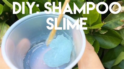 shampoo slime with 2 ingredients! - YouTube