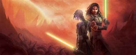 Asajj Ventress and Quinlan Vos in the Dark Disciple novel; which adapted an eight episode ...