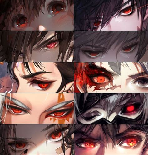Red of Evil | Anime eye drawing, Anime eyes, Eye drawing
