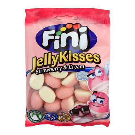 Buy Fini Strawberry & Cream Jelly Kisses, Gluten Free, 80g Online at Special Price in Pakistan ...