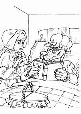 Coloriage Le petit Chaperon Rouge à Colorier  Allofamille Coloring sketch template